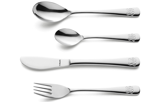 Amfefa couverts enfants Set couteau fourchette cuillère cuillère à café